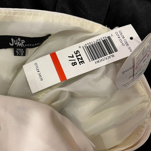 JUMP APPAREL Women's Black/Ivory Special Occasion Dress - Size 7/8 - NWT $69.99 - Picture 4 of 4